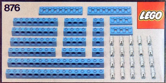 LEGO Blue Beams with Connector Pegs 876 TECHNIC | 2TTOYS ✓ Official shop<br>