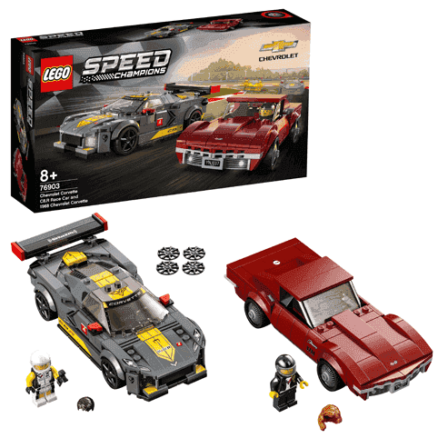 LEGO Chevrolet Corvette and 1968 Chevrolet Corvette 76903 Speedchampions | 2TTOYS ✓ Official shop<br>