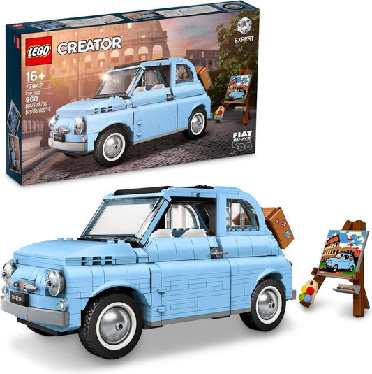LEGO Fiat 500 in blue! 77942 Creator Expert | 2TTOYS ✓ Official shop<br>