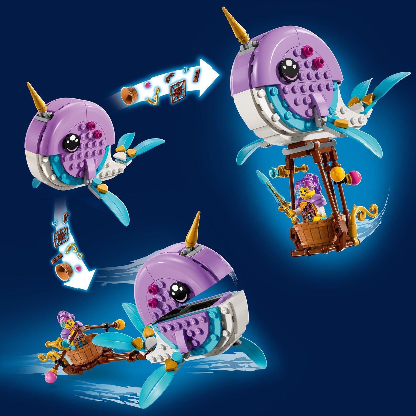 LEGO Izzie's Narwhal Hot-Air Balloon 71472 Dreamzzz | 2TTOYS ✓ Official shop<br>