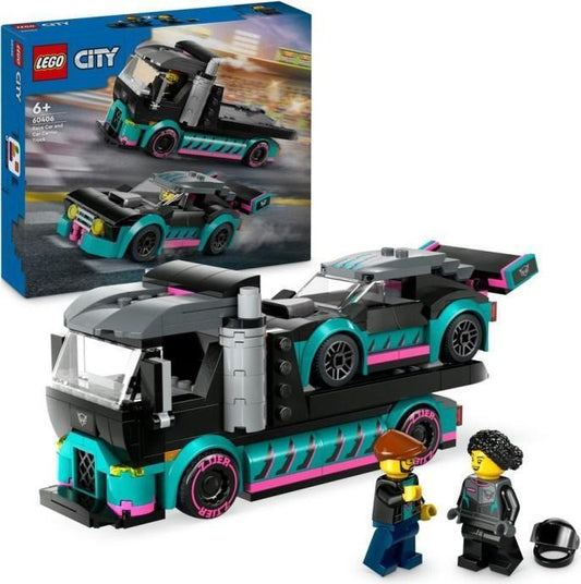 LEGO Race Car and Car Carrier Truck 60406 City | 2TTOYS ✓ Official shop<br>
