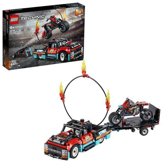 LEGO Stunt Show Truck & Bike 42106 Technic | 2TTOYS ✓ Official shop<br>