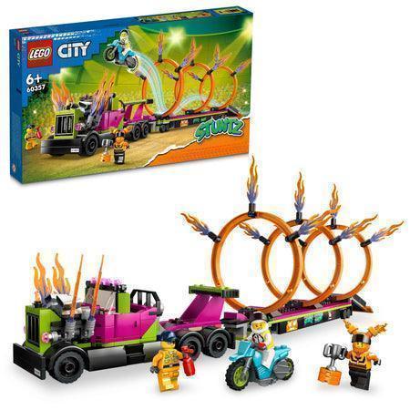 LEGO Stunt Truck & Ring of Fire Challenge 60357 City | 2TTOYS ✓ Official shop<br>