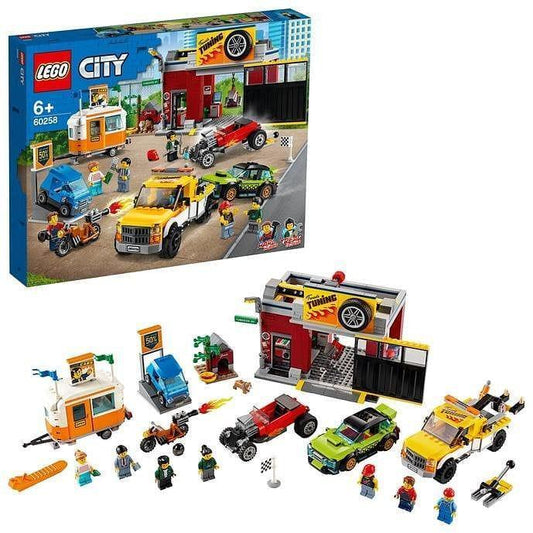 LEGO Tuning Workshop 60258 City Voertuigen | 2TTOYS ✓ Official shop<br>