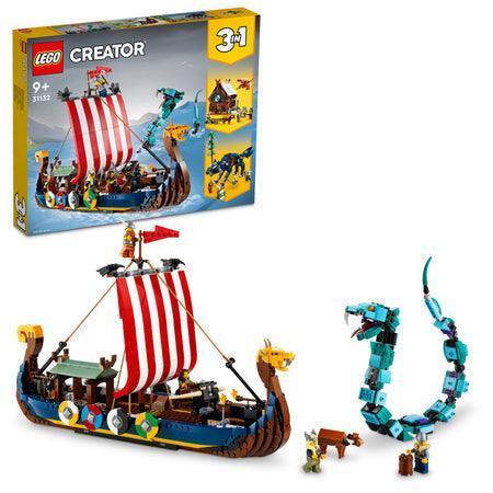 LEGO Viking Ship and the Midgard Serpent 31132 Creator | 2TTOYS ✓ Official shop<br>