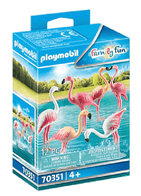 PLAYMOBIL Zwerm met 6 flamingo's 70351 City Life | 2TTOYS ✓ Official shop<br>